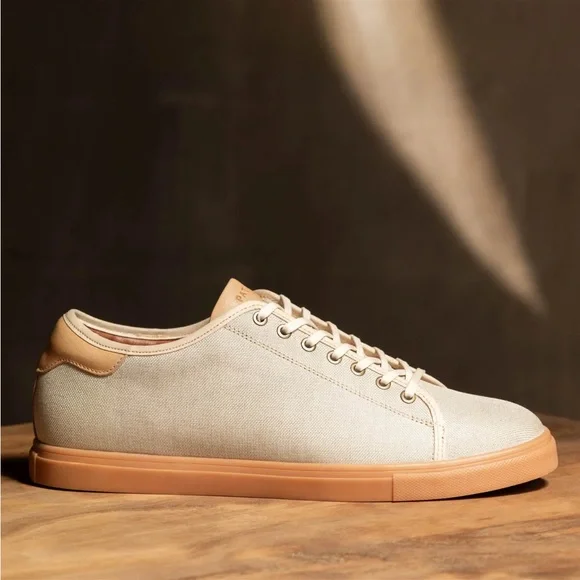 Patina/Portland Leather Men’s Low top Canvas Sneakers - M 7.5 - Picture 2 of 3